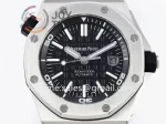 Audemars Piguet Royal Oak Offshore Diver 15710 ZF 1:1 Best Edition SS 42mm Rubber Strap Super Clone A3120