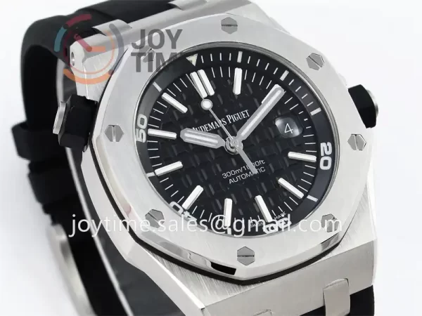 Audemars Piguet Royal Oak Offshore Diver 15710 ZF 1:1 Best Edition SS 42mm Rubber Strap Super Clone A3120