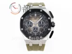 Audemars Piguet Royal Oak Offshore 44mm APF 1:1 Best Edition SS Ceramic Bezel Rubber Strap A3126