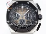 Audemars Piguet Royal Oak Offshore 44mm APF 1:1 Best Edition SS Ceramic Bezel Rubber Strap A3126