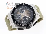 Audemars Piguet Royal Oak Offshore 44mm APF 1:1 Best Edition SS Ceramic Bezel Rubber Strap A3126