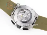 Audemars Piguet Royal Oak Offshore 44mm APF 1:1 Best Edition SS Ceramic Bezel Rubber Strap A3126