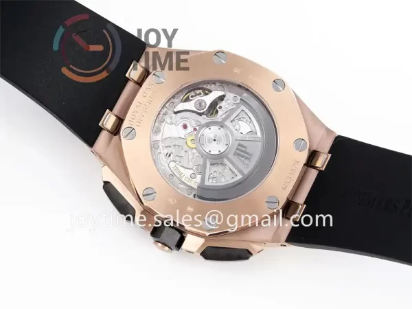 Audemars Piguet Royal Oak Offshore 44mm APF 1:1 Best Edition RG Ceramic Bezel Rubber Strap A3126