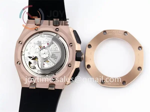 Audemars Piguet Royal Oak Offshore 44mm APF 1:1 Best Edition RG Ceramic Bezel Rubber Strap A3126