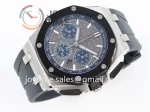 Audemars Piguet Royal Oak Offshore 44mm APF 1:1 Best Edition SS Ceramic Bezel Rubber Strap A3126