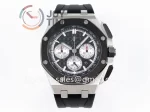 Audemars Piguet Royal Oak Offshore 44mm APF 1:1 Best Edition SS Ceramic Bezel Rubber Strap A3126