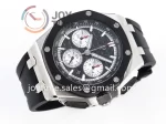 Audemars Piguet Royal Oak Offshore 44mm APF 1:1 Best Edition SS Ceramic Bezel Rubber Strap A3126