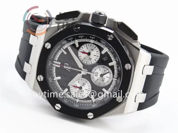 Audemars Piguet Royal Oak Offshore 44mm APF 1:1 Best Edition SS Ceramic Bezel Rubber Strap A3126