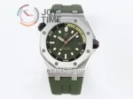 Audemars Piguet Royal Oak Offshore Diver 15720 APS 1:1 Best Edition SS 42mm Rubber Strap Super Clone A4308