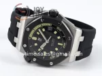 Audemars Piguet Royal Oak Offshore Diver 15720 APS 1:1 Best Edition SS 42mm Ceramic Bezel Rubber Strap Super Clone A4308