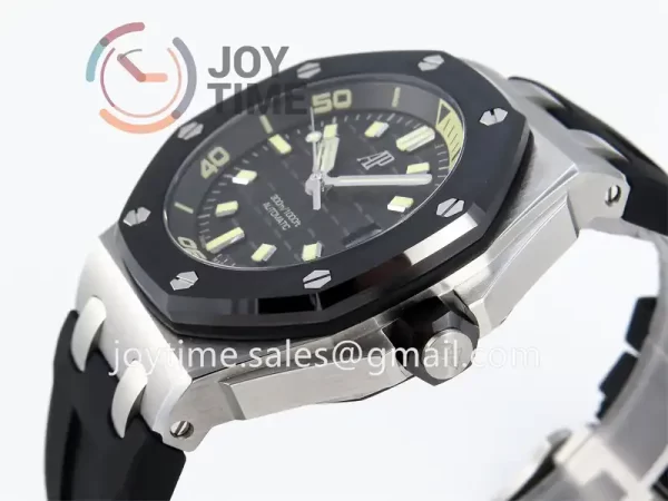 Audemars Piguet Royal Oak Offshore Diver 15720 APS 1:1 Best Edition SS 42mm Ceramic Bezel Rubber Strap Super Clone A4308