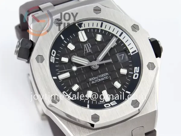 Audemars Piguet Royal Oak Offshore Diver 15720 APS 1:1 Best Edition SS 42mm Rubber Strap Super Clone A4308