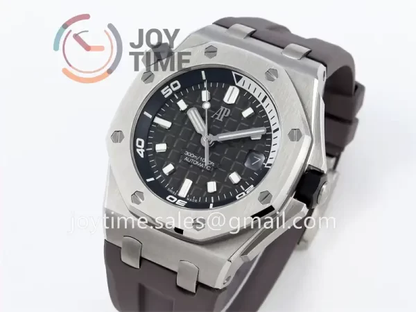 Audemars Piguet Royal Oak Offshore Diver 15720 APS 1:1 Best Edition SS 42mm Rubber Strap Super Clone A4308