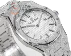 Audemars Piguet Royal Oak 67653 Frosted 33mm MSF 1:1 Best Edition SS Case SS Bracelet Quartz