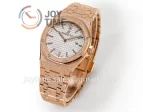 Audemars Piguet Royal Oak 67653 Frosted 33mm MSF 1:1 Best Edition RG Case RG Bracelet Quartz