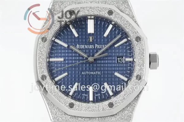 Audemars Piguet Royal Oak 15410 Frosted 41mm ZF 1:1 Best Edition SS Case SS Bracelet Super Clone A3120