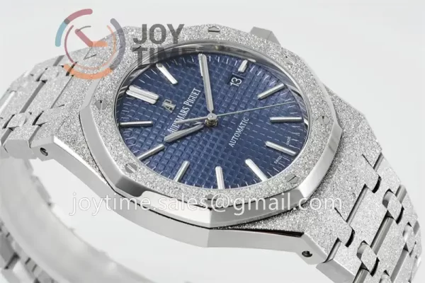 Audemars Piguet Royal Oak 15410 Frosted 41mm ZF 1:1 Best Edition SS Case SS Bracelet Super Clone A3120