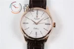 Rolex Cellini 50505 1:1 Best Edition RG Leather Strap A3132