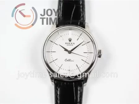 Rolex Cellini 50505 1:1 Best Edition SS Leather Strap A3132