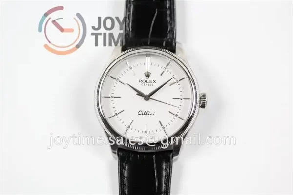 Rolex Cellini 50505 1:1 Best Edition SS Leather Strap A3132