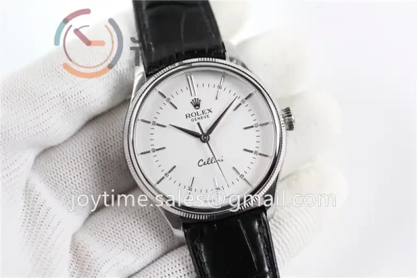 Rolex Cellini 50505 1:1 Best Edition SS Leather Strap A3132