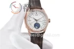 Rolex Cellini 50535 Moonphase 1:1 Best Edition RG Leather Strap A3195