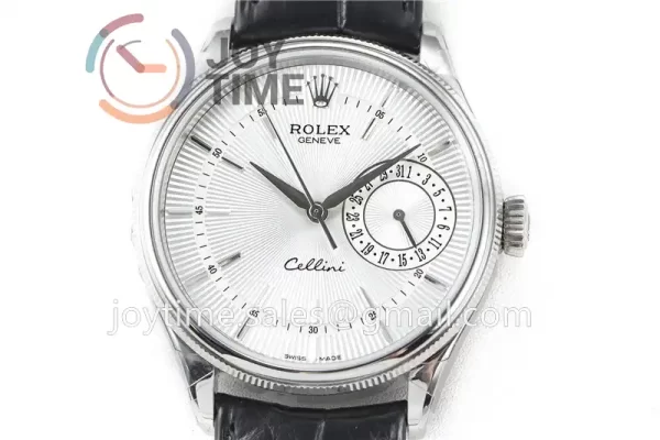 Rolex Cellini 50519 GMF 1:1 Best Edition SS Leather Strap A3165