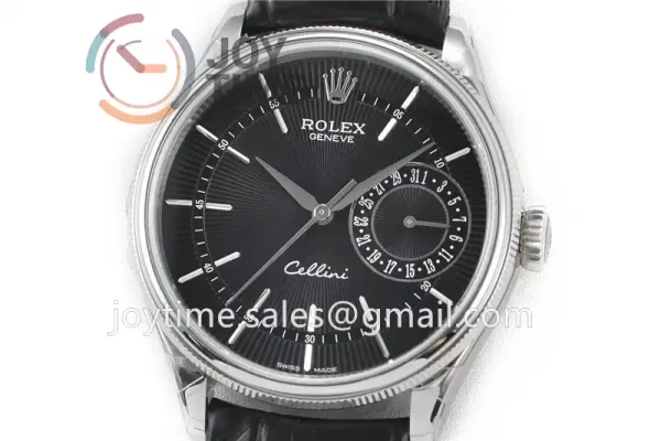 Rolex Cellini 50519 GMF 1:1 Best Edition SS Leather Strap A3165