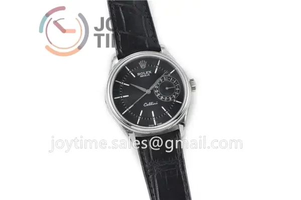 Rolex Cellini 50519 GMF 1:1 Best Edition SS Leather Strap A3165