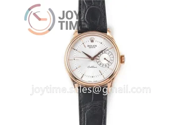 Rolex Cellini 50519 GMF 1:1 Best Edition RG Leather Strap A3165