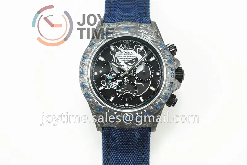 Rolex Daytona DIW  OMF Best Edition 40mm Carbon Nylon Strap A7750