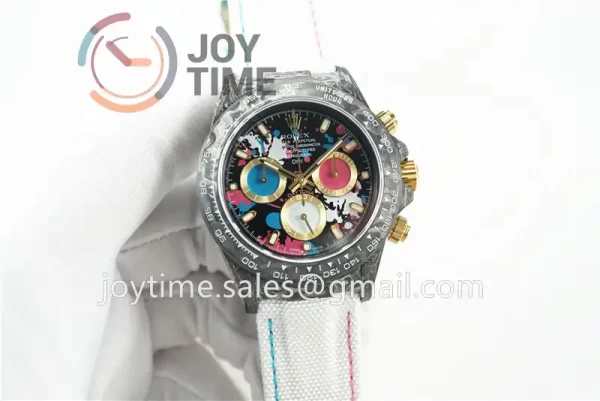 Rolex Daytona DIW  OMF Best Edition 40mm Carbon Nylon Strap A7750