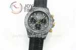 Rolex Daytona DIW  OMF Best Edition 40mm Carbon Leather Strap A7750