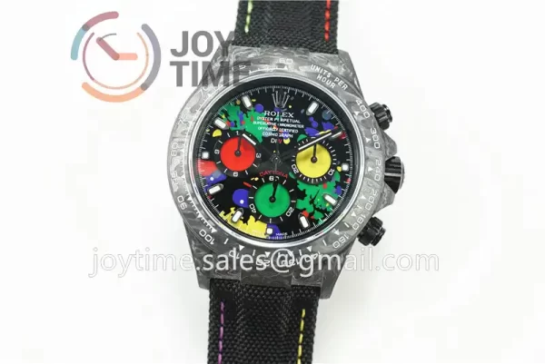 Rolex Daytona DIW  OMF Best Edition 40mm Carbon Nylon Strap A7750