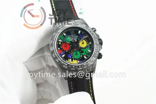 Rolex Daytona DIW  OMF Best Edition 40mm Carbon Nylon Strap A7750