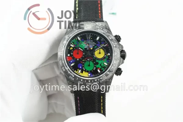 Rolex Daytona DIW  OMF Best Edition 40mm Carbon Nylon Strap A7750