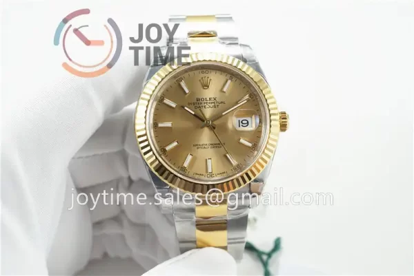 Rolex DateJust VSF 1:1 Best Edition SS 41mm YG Bezel SS/YG Bracelet VS3235