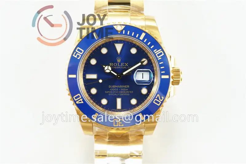 Rolex Submariner 116618LB VSF 1:1 Best Edition YG 40mm Ceramic Bezel YG Bracelet VS3135