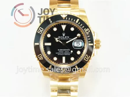 Rolex Submariner 116618LN VSF 1:1 Best Edition YG 40mm Ceramic Bezel YG Bracelet VS3135