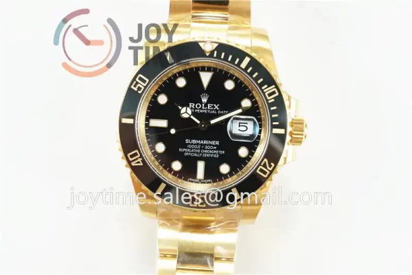 Rolex Submariner 116618LN VSF 1:1 Best Edition YG 40mm Ceramic Bezel YG Bracelet VS3135