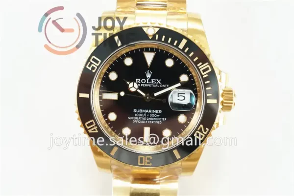 Rolex Submariner 116618LN VSF 1:1 Best Edition YG 40mm Ceramic Bezel YG Bracelet VS3135