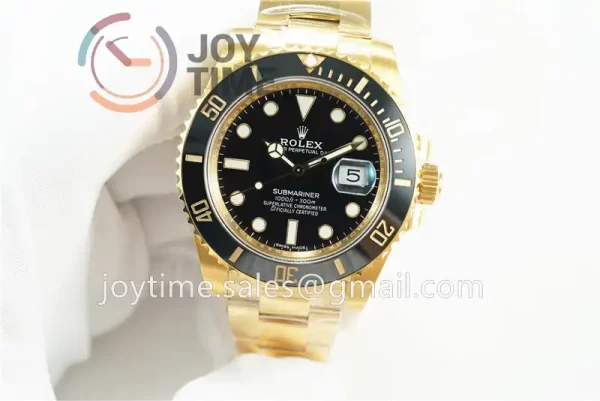 Rolex Submariner 116618LN VSF 1:1 Best Edition YG 40mm Ceramic Bezel YG Bracelet VS3135