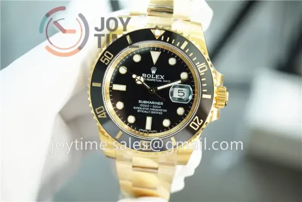 Rolex Submariner 116618LN VSF 1:1 Best Edition YG 40mm Ceramic Bezel YG Bracelet VS3135