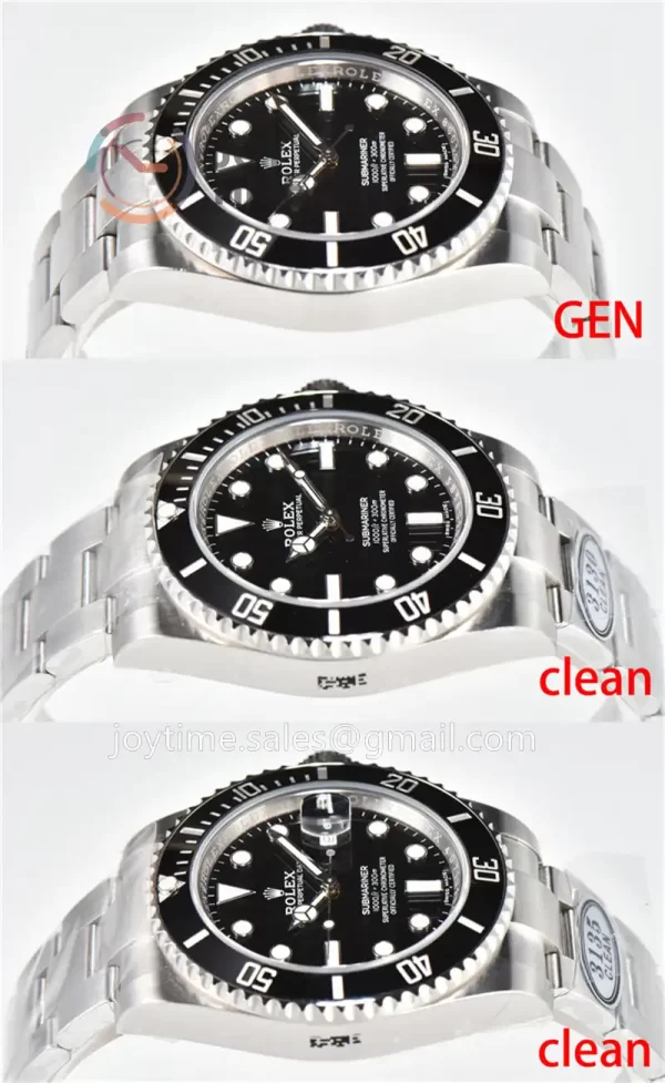 Rolex Submariner 114060 No Date Clean 1:1 Best Edition SS 40mm Ceramic Bezel SS Bracelet VR3130