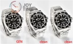 Rolex Submariner 114060 No Date Clean 1:1 Best Edition SS 40mm Ceramic Bezel SS Bracelet VR3130