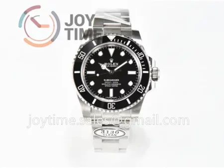 Rolex Submariner 114060 No Date Clean 1:1 Best Edition SS 40mm Ceramic Bezel SS Bracelet VR3130