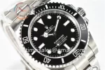 Rolex Submariner 114060 No Date Clean 1:1 Best Edition SS 40mm Ceramic Bezel SS Bracelet VR3130