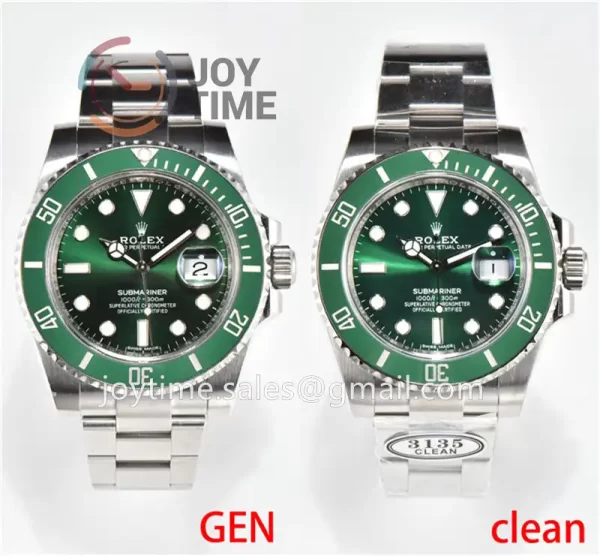 Rolex Submariner 116610LV Clean 1:1 Best Edition SS 40mm Ceramic Bezel SS Bracelet VS3135