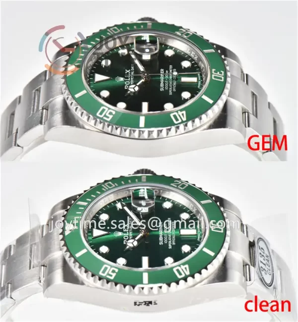 Rolex Submariner 116610LV Clean 1:1 Best Edition SS 40mm Ceramic Bezel SS Bracelet VS3135