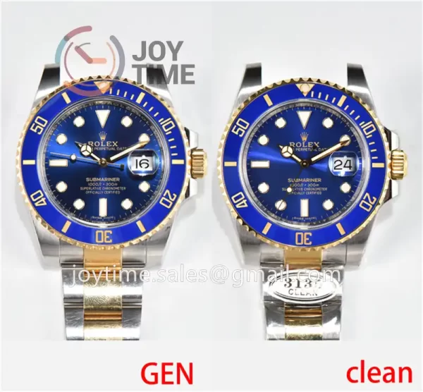 Rolex Submariner 116613LB Clean 1:1 Best Edition SS 40mm YG/Ceramic Bezel SS/YG Bracelet VS3135